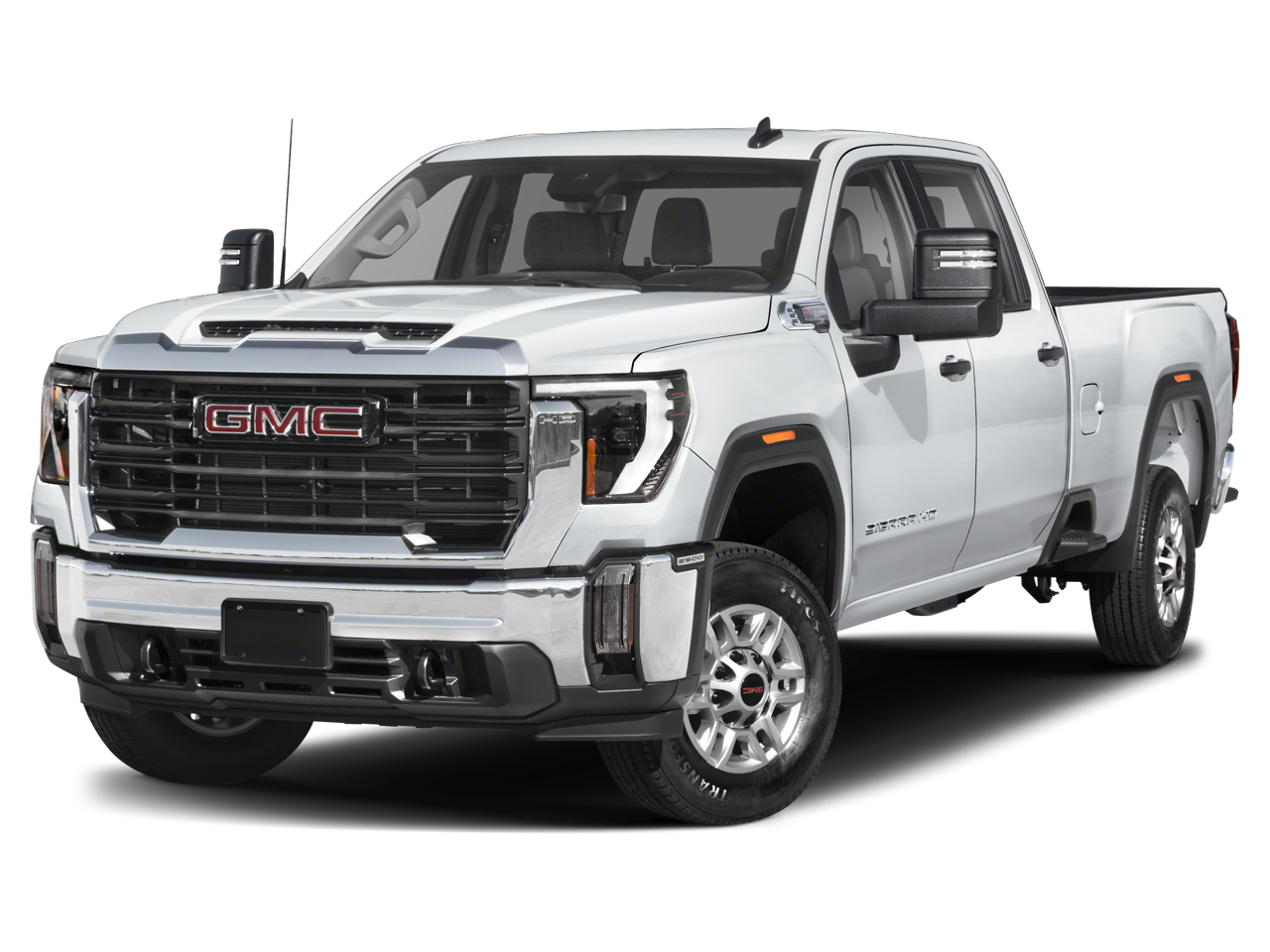 2024 GMC Sierra 2500 HD Denali in Titanium Rush Metallic — front three-quarter view