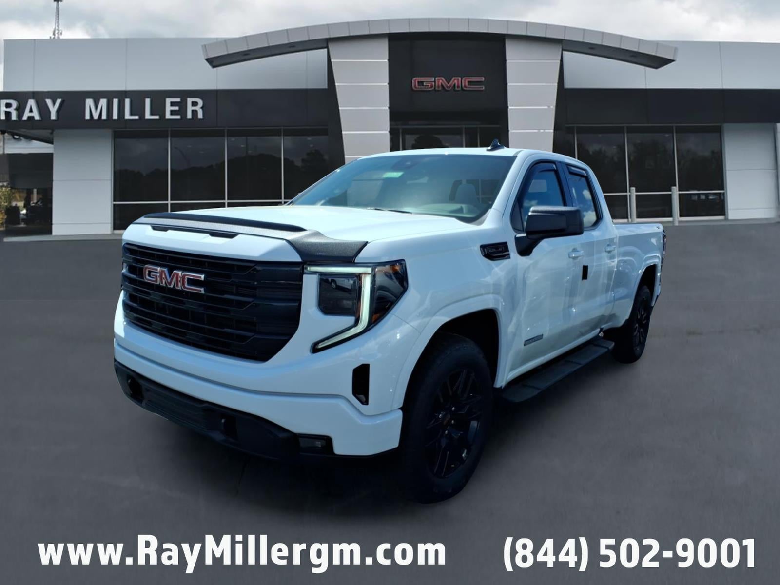 2026 GMC Sierra 1500 Elevation in Summit White — front three-quarter view
