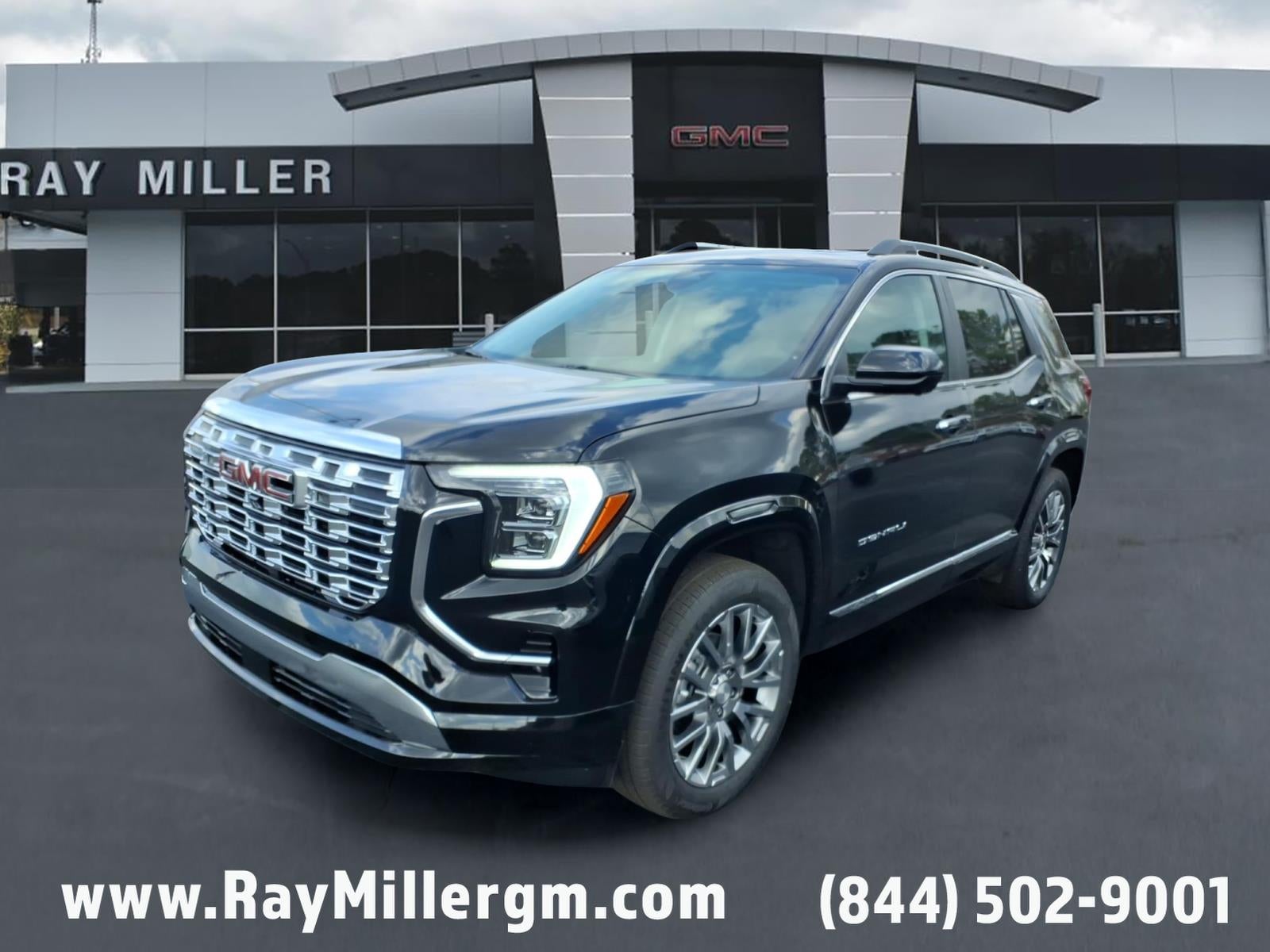 2026 GMC Terrain Denali in Ebony Twilight Metallic — front three-quarter view